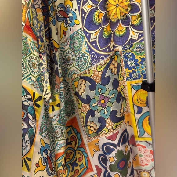 Johnny Was Silk Kimono Topper Jacket Reversible Multi Color Size 1X - Picture 13 of 15